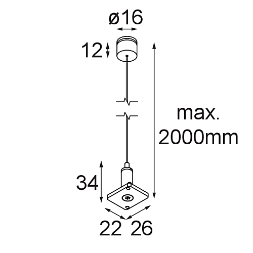 Track 48V Suspension Cable